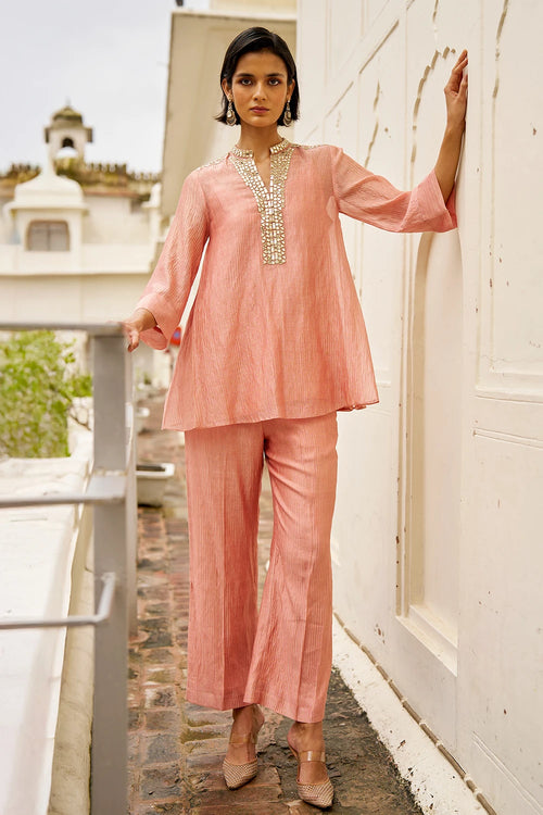 Mirror Tissue A-line Top