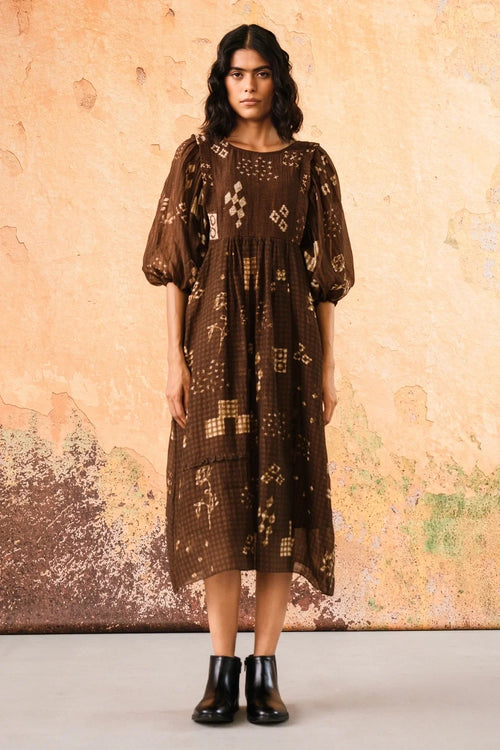 Cognac Avani Dress