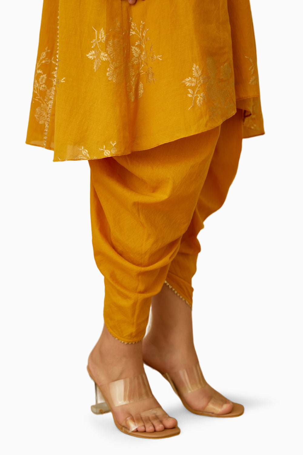 Ochre Foil Dhoti