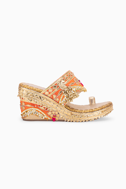 Aurora Orange Wedges