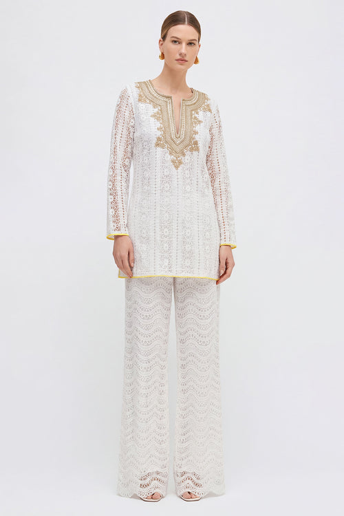 White Noor Kurta Set