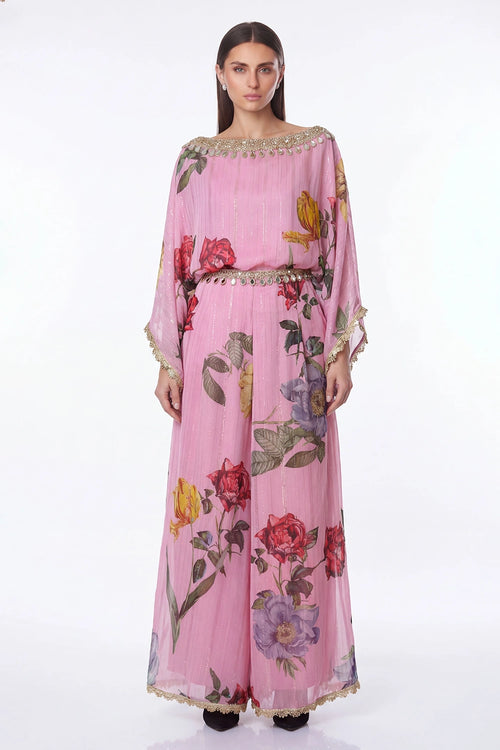 Astra Floral Sharara Set