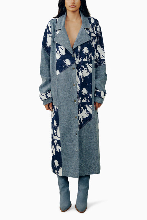 Mix & Match Denim Trench