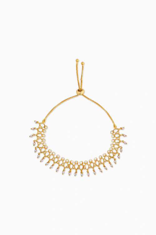 Aaina Bracelet with Mirror Polki