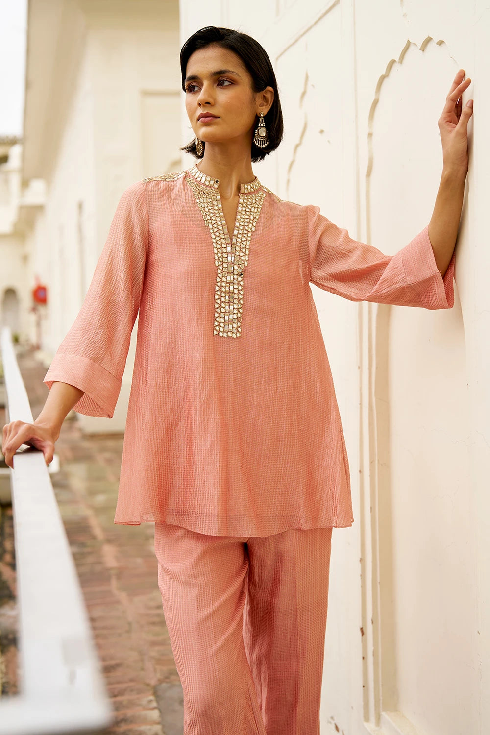 Mirror Tissue A-line Top