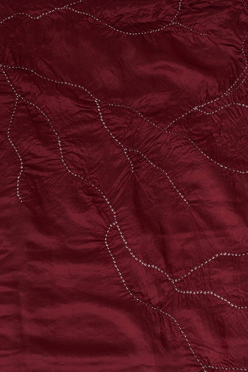 Badra Burgundy Dupatta