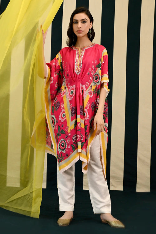 Gulmohar Rasika Kaftan Set