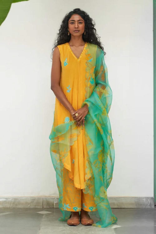 Lili Yellow Kurta Set