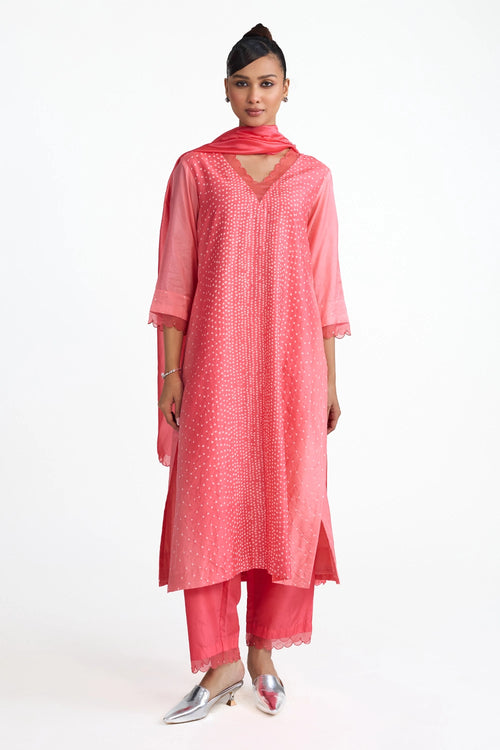 Bandhani Radial Suit Set