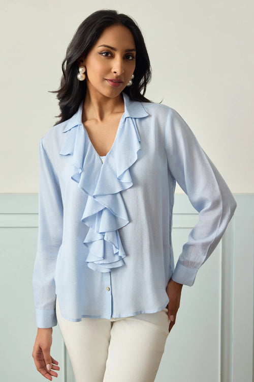 Serenity Ruffle Blouse