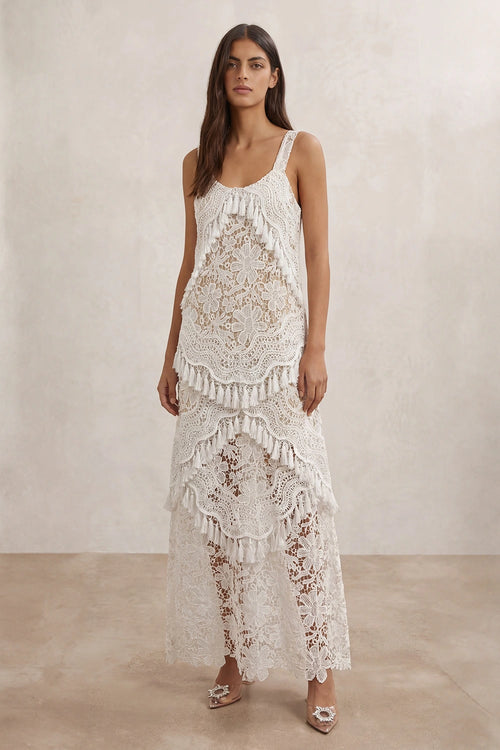 Aurelia Fringe Gown