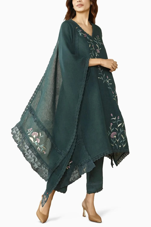 Forest Diamond Dahlia Fly Free Tunic Set