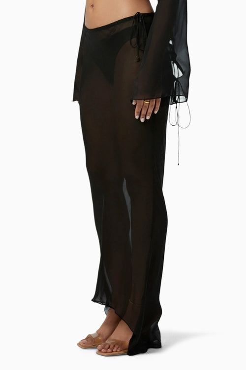 Twilight Slip Obsidian Skirt