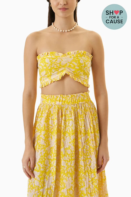 Yellow Jaipur Beach Top
