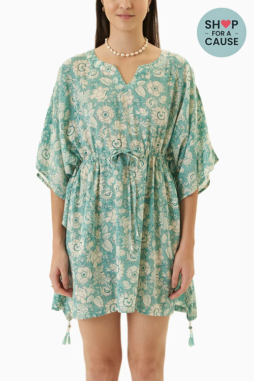 Turquoise Kochi Kaftan