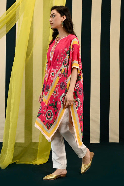 Gulmohar Rasika Kaftan Set