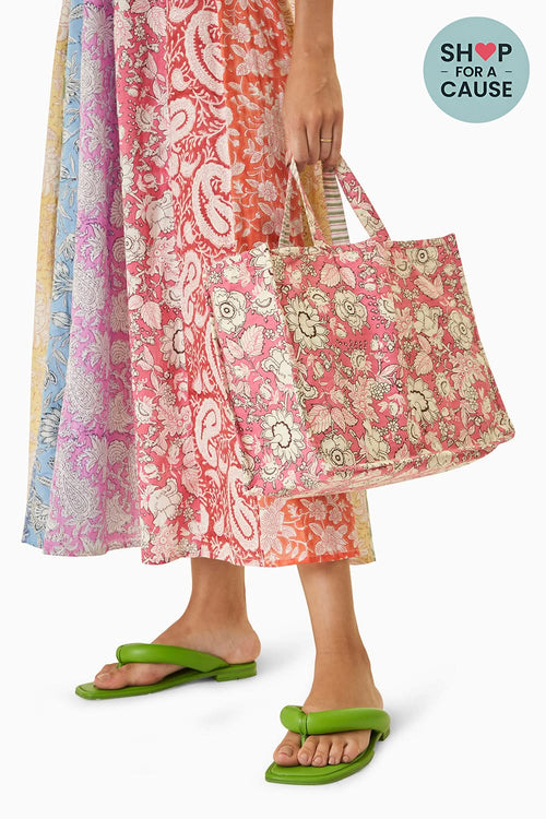 Pink Medium Tote Bag