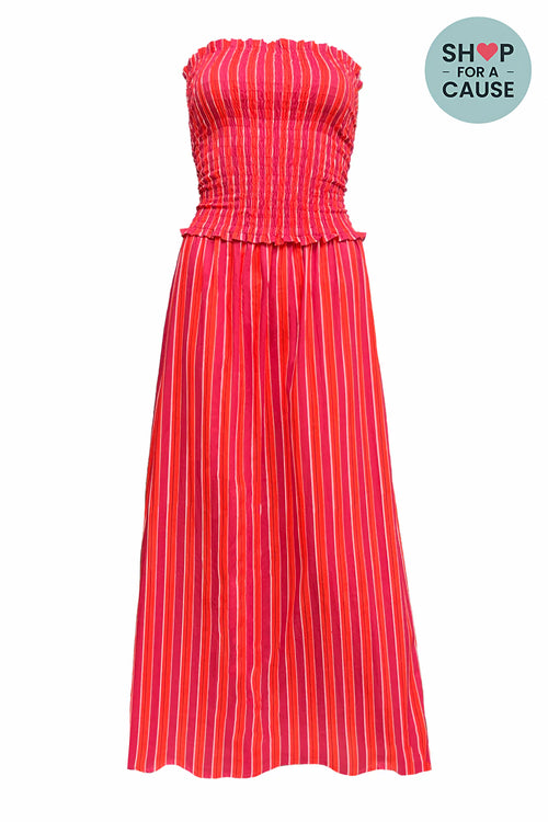 Orange and Red Silvassa Dress