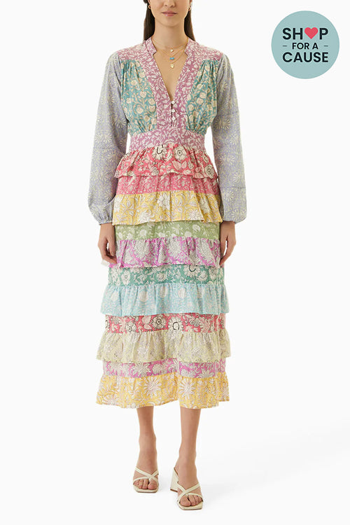 Multicoloured Mumbai Dress