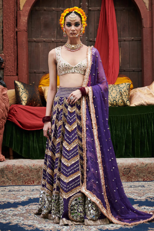 Ulfat Jamuni Lehenga Set