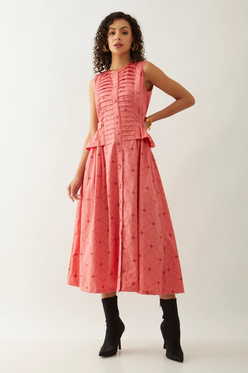 Willow Salmon Dress
