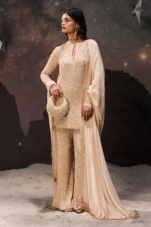 Cosmic Elegance Embellished Kurta Set