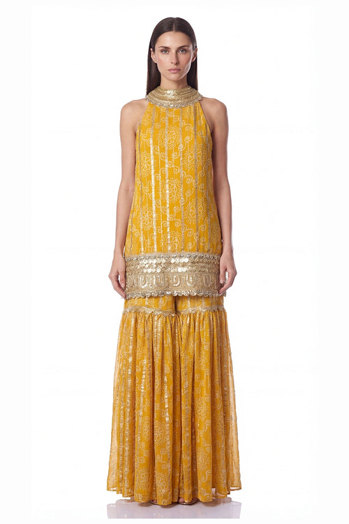 Solara Halter Sharara Set