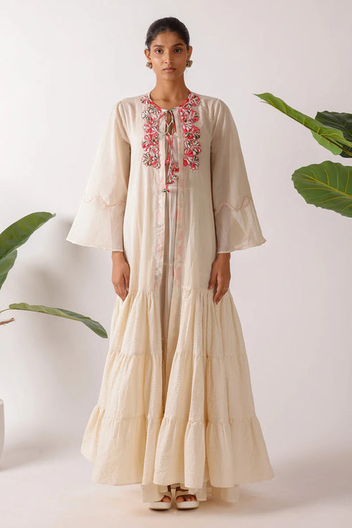 Ivory Tier Pomegranate Overgarment