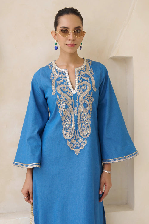 Azura Kaftan with Pant Set