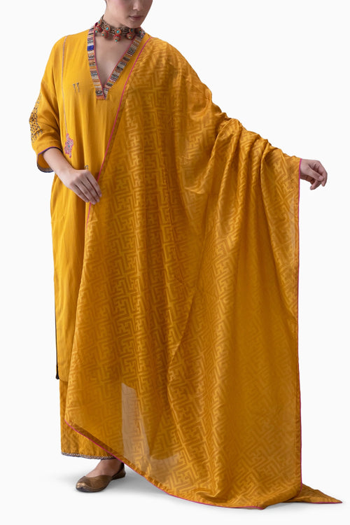Yellow Sangye Dupatta