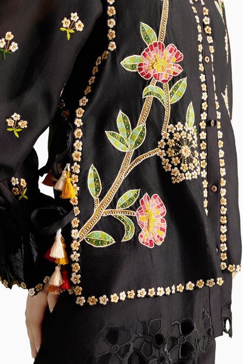 Black Mosaic Co-ord Set