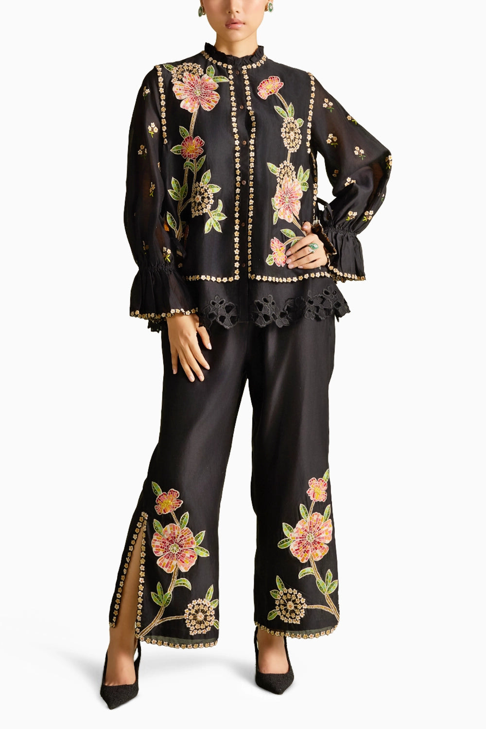 Black Mosaic Co-Ord Set