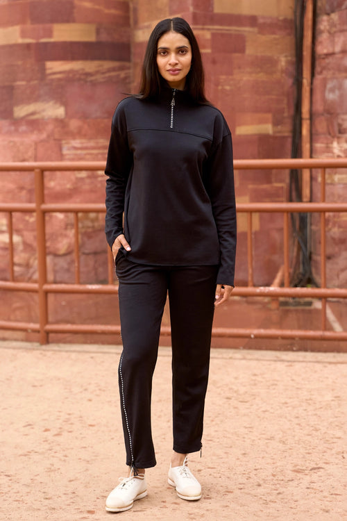 Crystal Zip Jogger Set