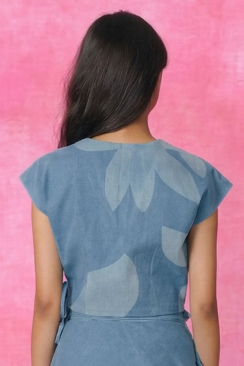 Iris Wrap Top
