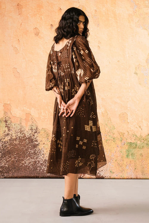 Cognac Avani Dress