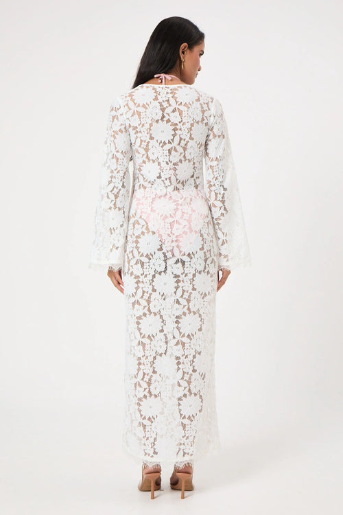Floral Lace Maxi Dress