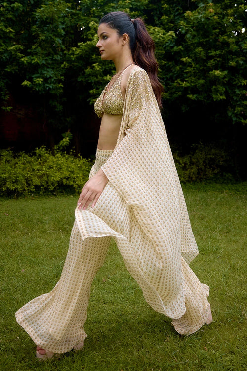 Janeman Cream Co-ord Set