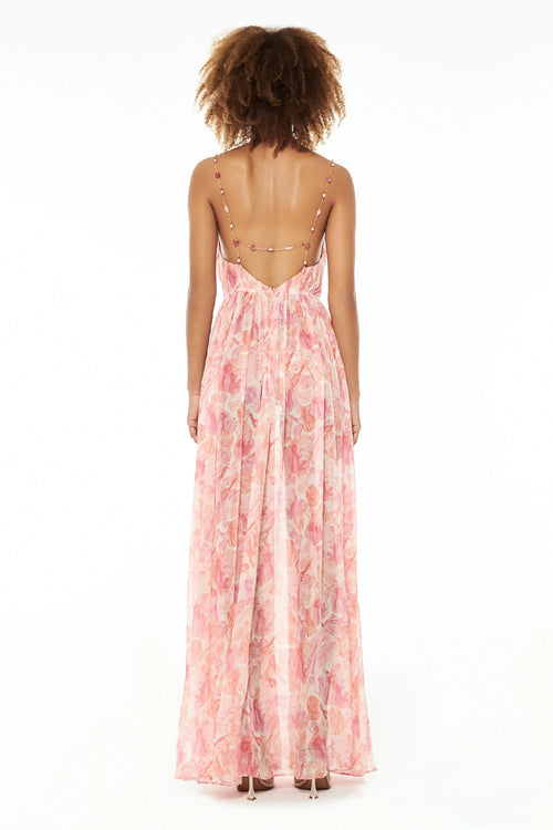 Azalea Jewel Strap Backless Dress