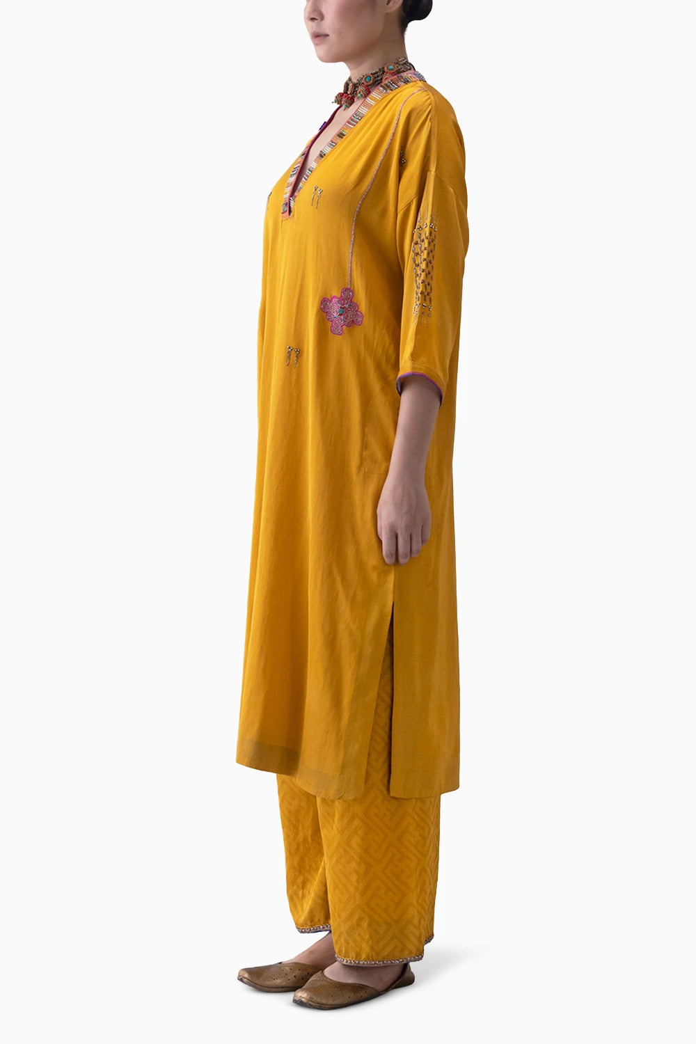 Yellow Joma Kaftan