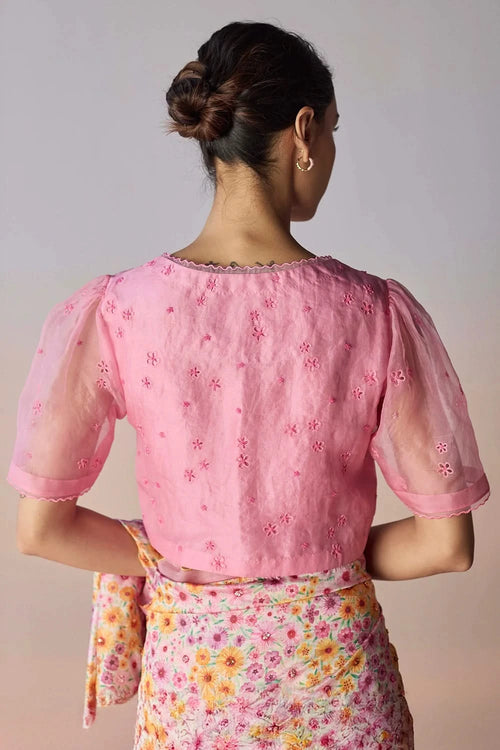 StarBloom Coral Pink Blouse