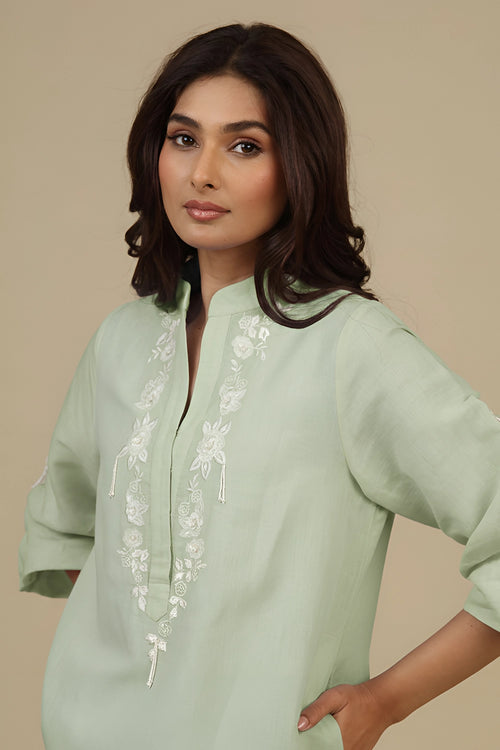 Green Anaya Long Dress