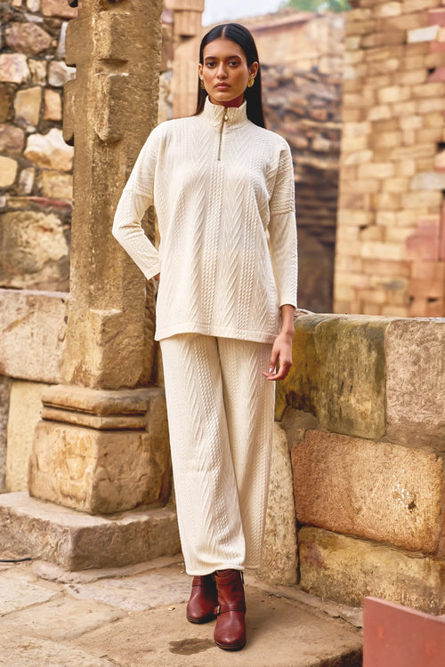 Ivory Knit Set