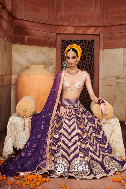 Ulfat Jamuni Lehenga Set