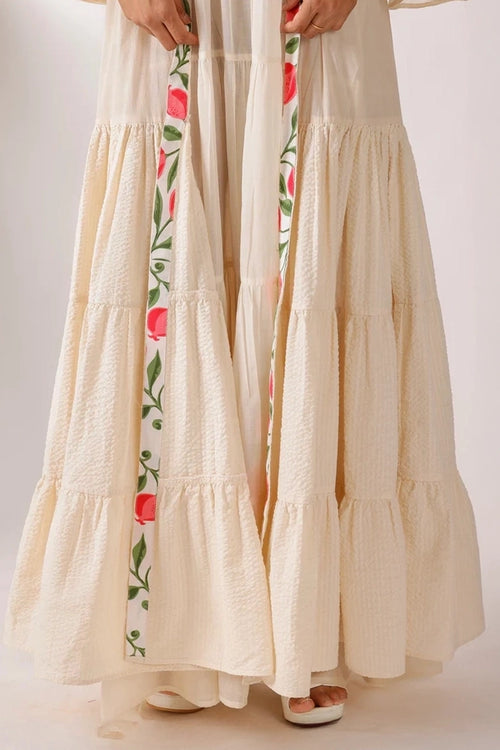 Ivory Tier Pomegranate Overgarment