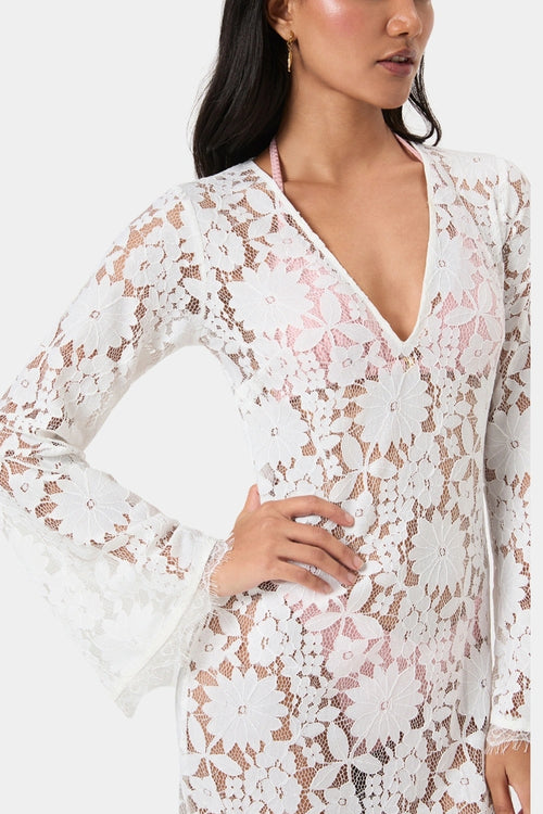 Floral Lace Maxi Dress