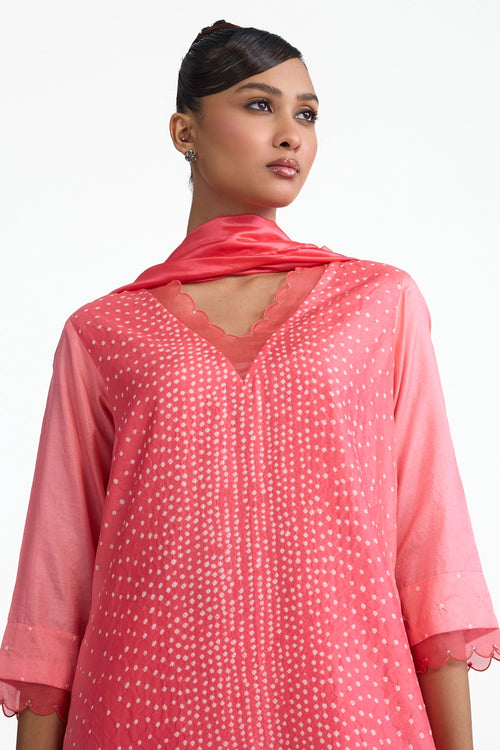 Bandhani Radial Suit Set