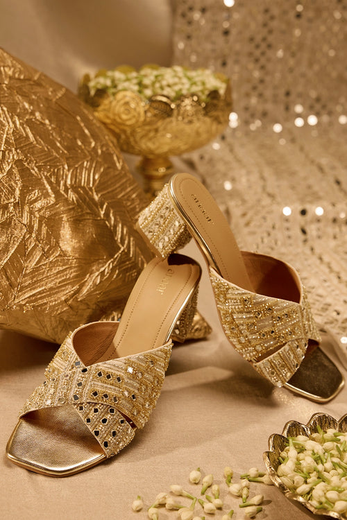 Wabi Sabi Block Heels