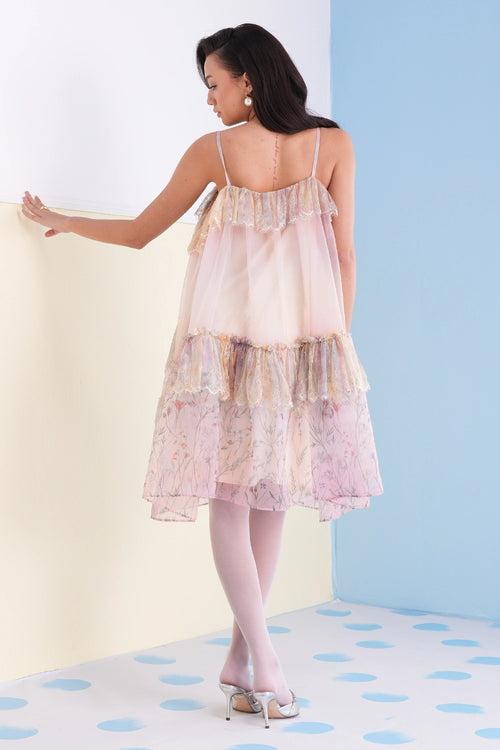 Chiara Organza Patchwork Dress