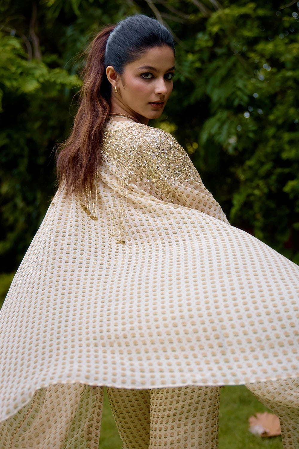 Janeman Cream Co-ord Set
