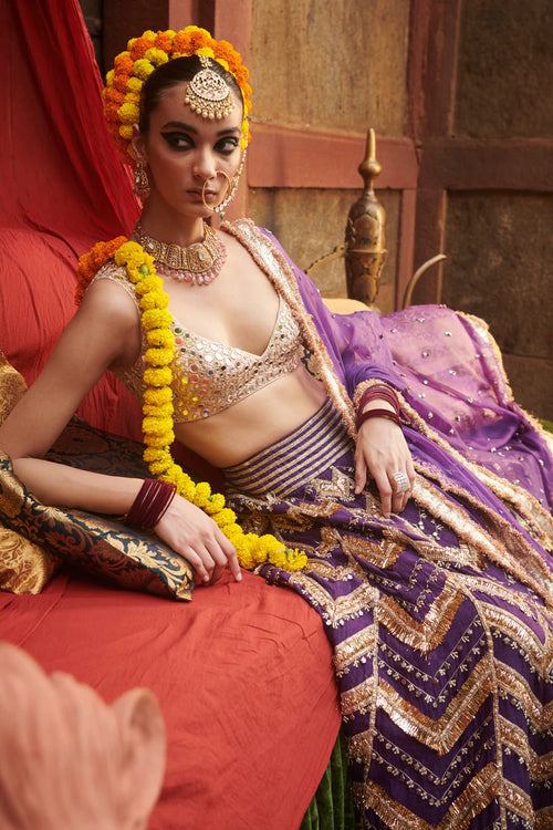 Ulfat Jamuni Lehenga Set